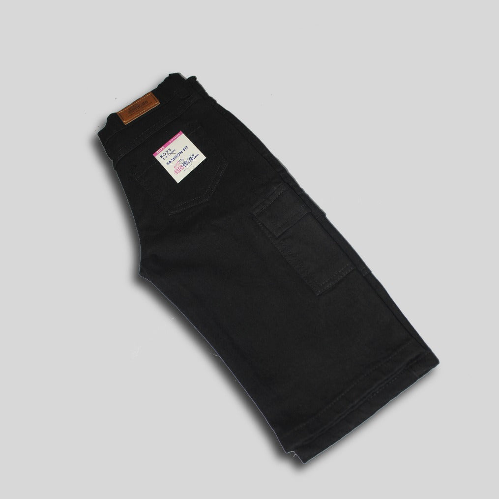 Black denim shorts kids