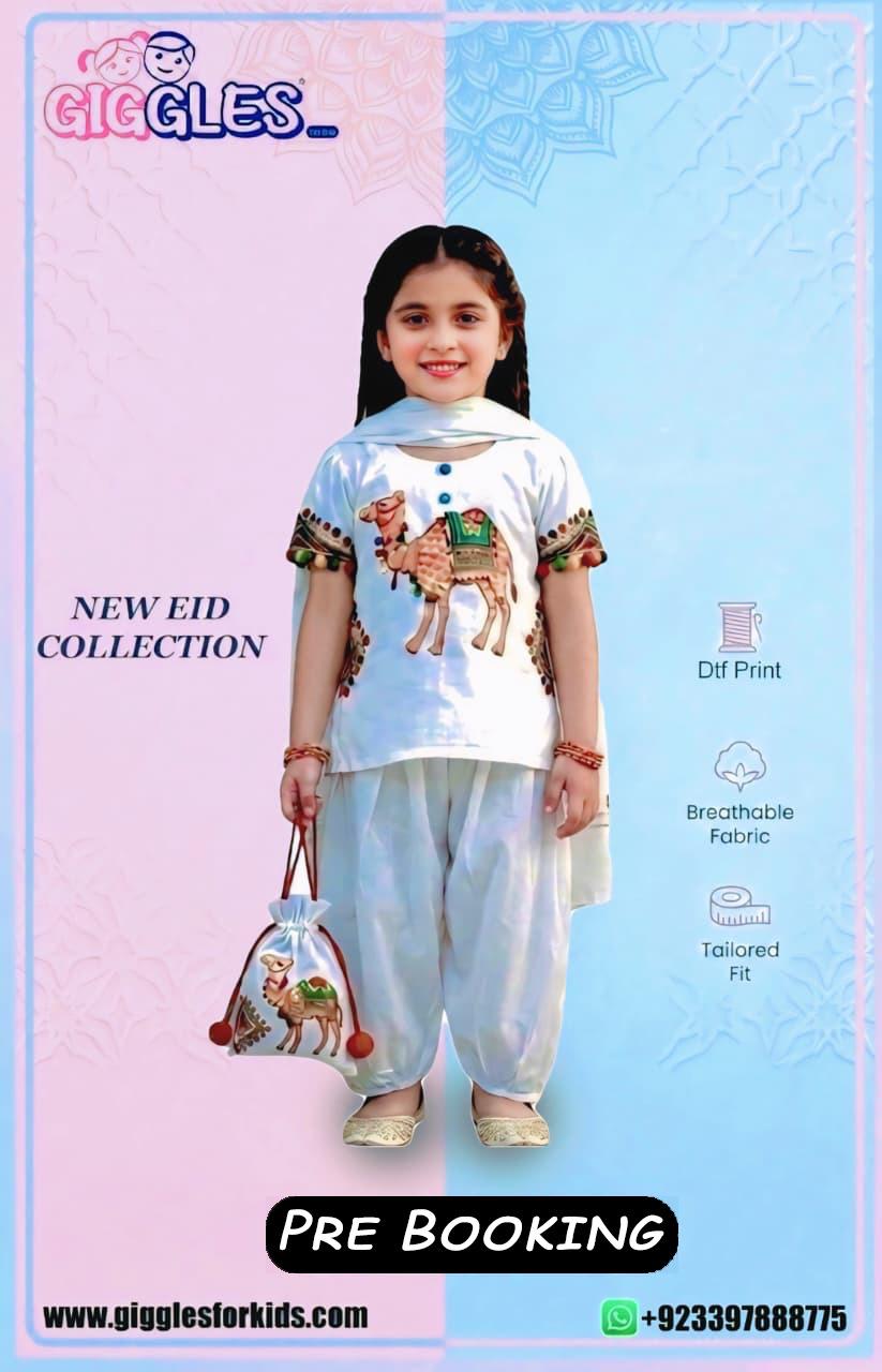 Girls Cotton Shalwar Kameez