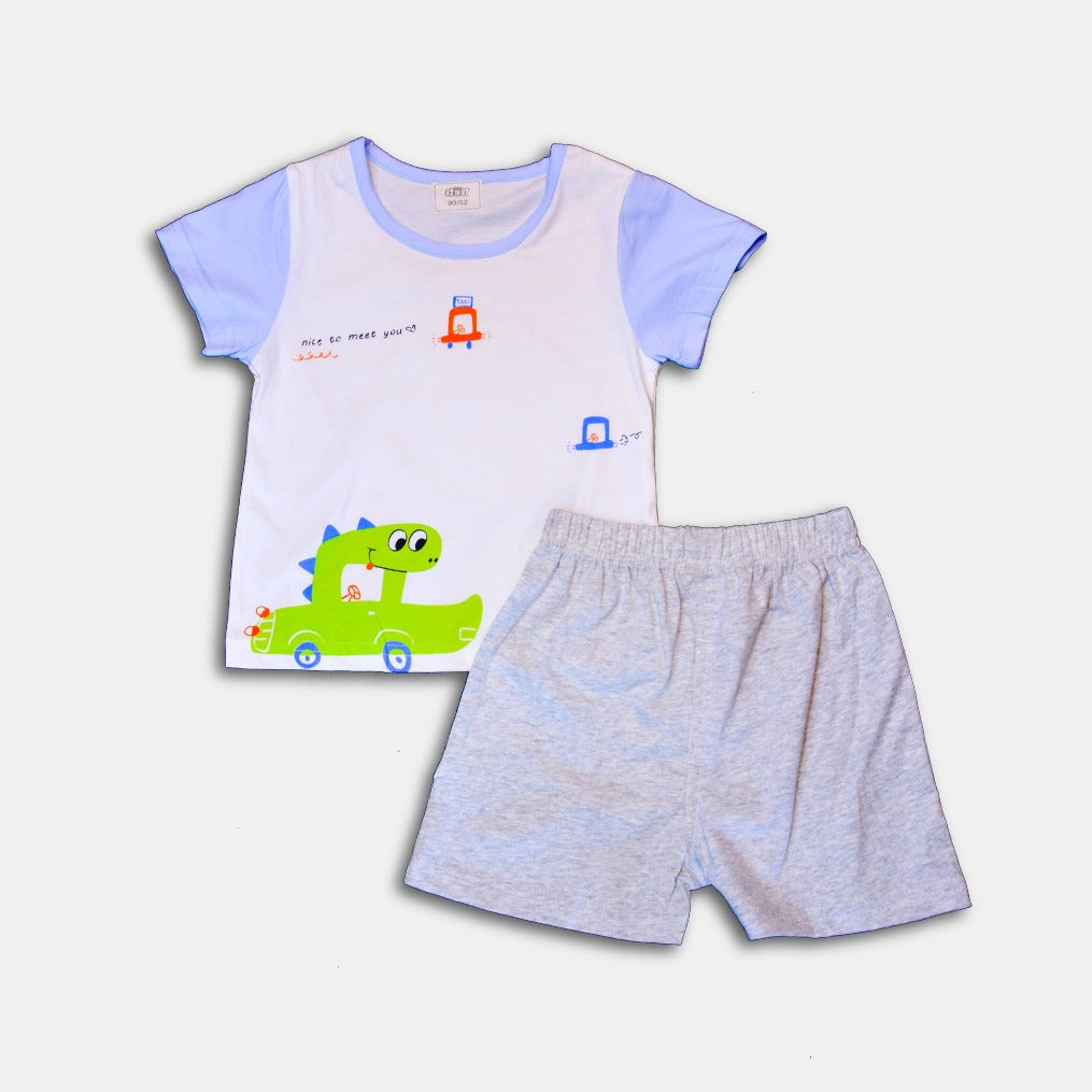 kids dino car outfit