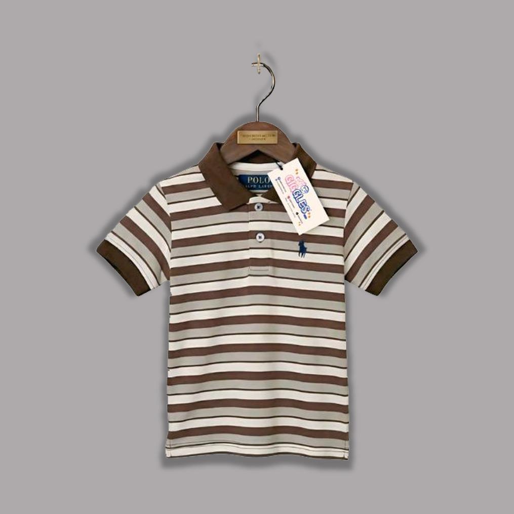 Boys Striped Polo Shirt