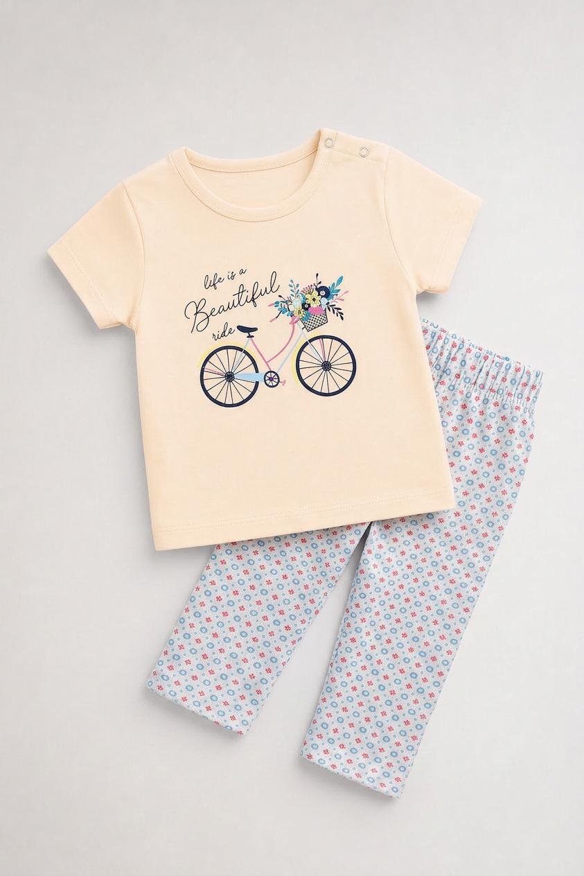Baby Girl Peach Outfit