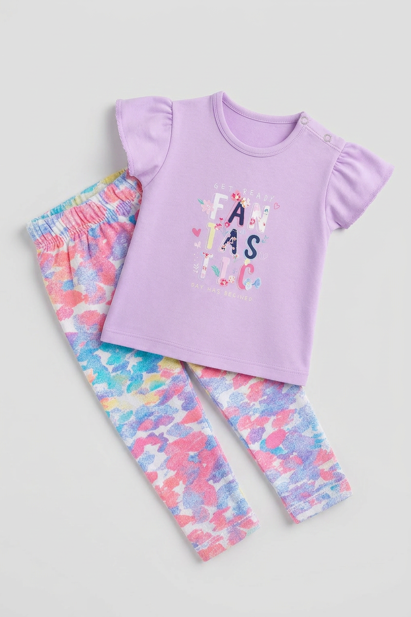 Baby girl purple outfit