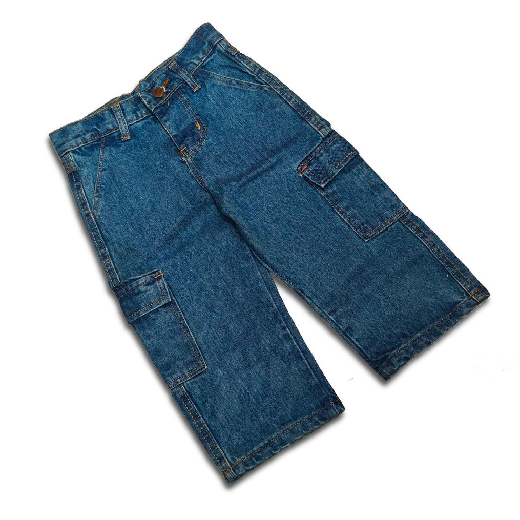 Boys Cargo Denim Shorts