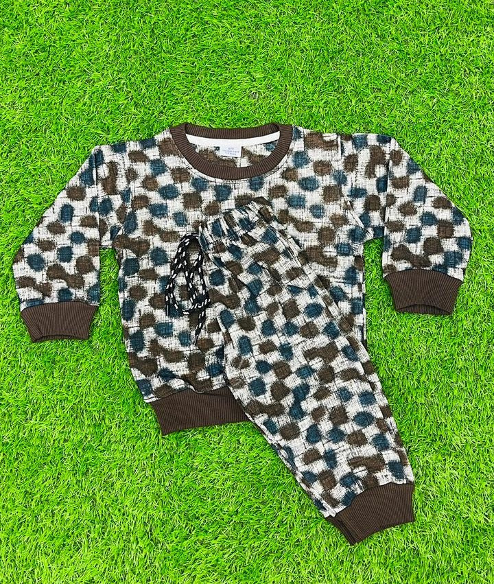 Kids Printed Winter Tracksuit Set  | Giggles for Kids