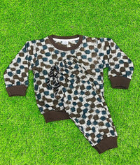 Kids Printed Winter Tracksuit Set  | Giggles for Kids