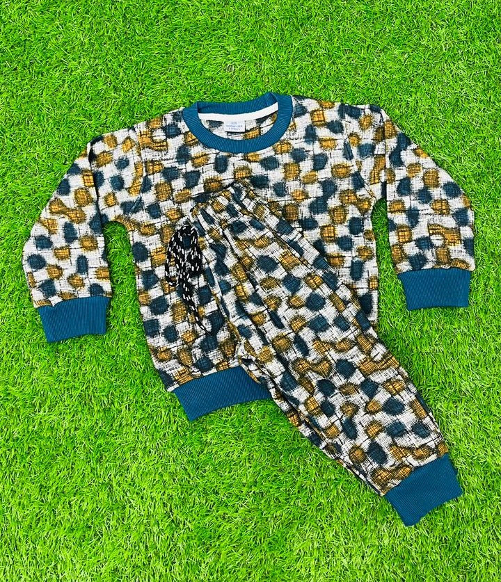 Kids Printed Winter Tracksuit Set | Giggles for Kids
