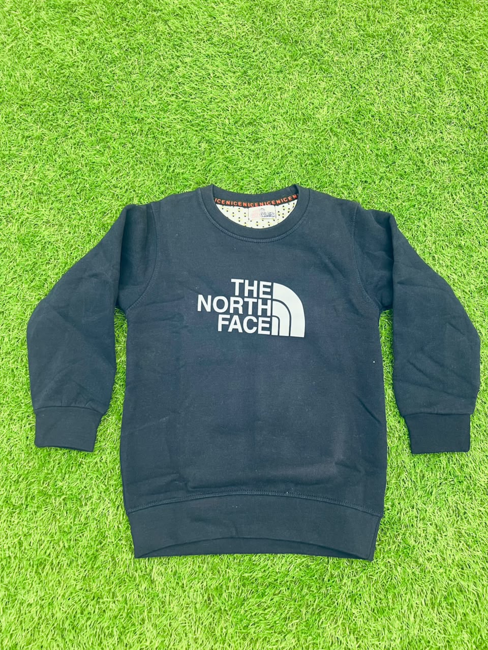 Giggles for Kids Boys Black Fleece Graphic Sweatshirt (Ages 2–10 Years)