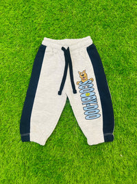Giggles for Kids Grey & Navy Scooby-Doo Graphic Fleece Trousers (Ages 0–6 Years)